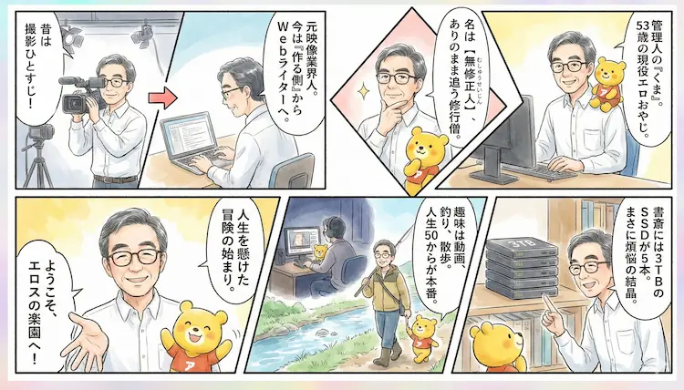 運営者情報：無修正人（くま）の海外アダルトサイト25年の記録